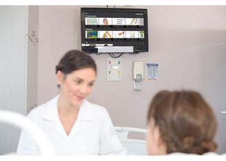 HCI patient education on hospital patient TV.
