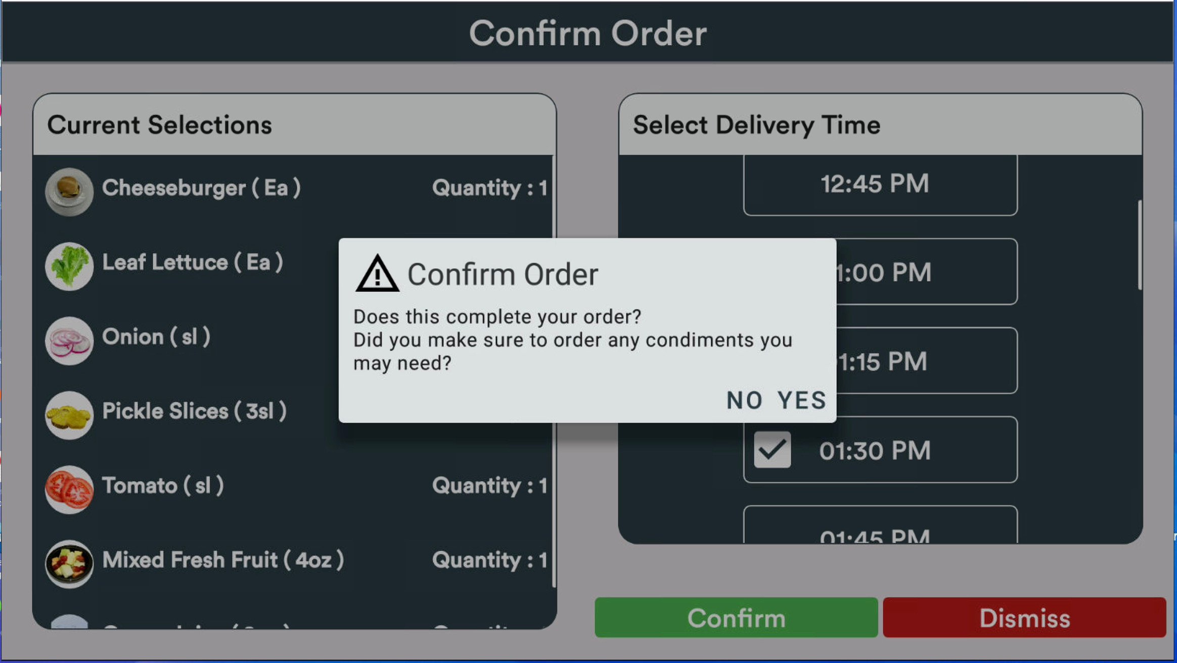 CBORD Order