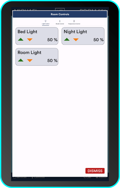 door - room controls