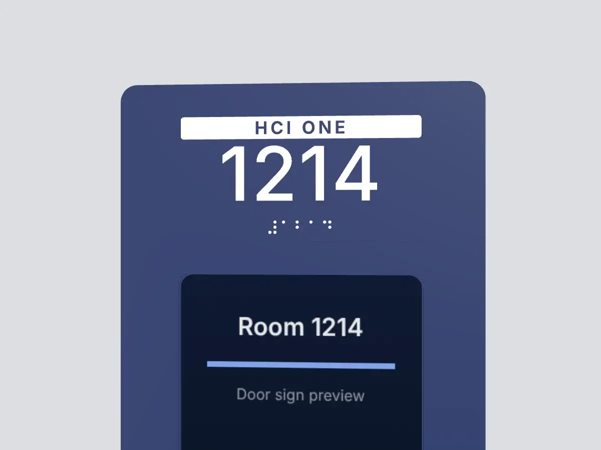 Number on top plate