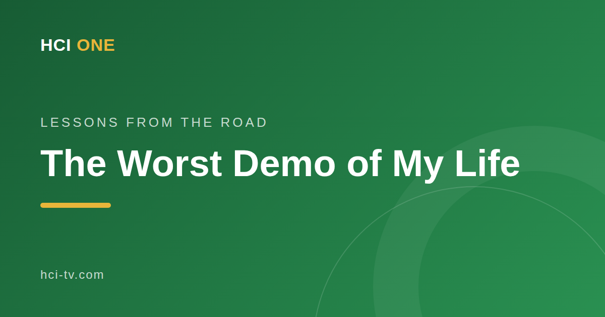 The Worst Demo of My Life
